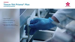 Tissue Tek Prisma Plus Unloading baskets [upl. by Yralih]