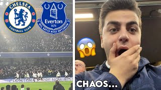 3000 EVERTON FANS GO MENTAL at Chelsea vs Everton  AWAY END LIMBS [upl. by Klinger11]