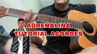 Adrenalina  Natanael Cano  tutorial acordes [upl. by Humo960]