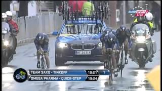 Tirreno  Adriatico 2013  Stage 1 Eng [upl. by Clara]