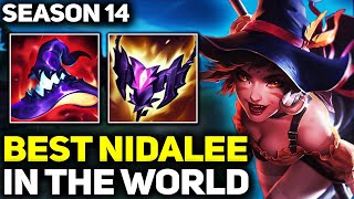 RANK 1 BEST NIDALEE IN SEASON 14  AMAZING GAMEPLAY  League of Legends [upl. by Loats]