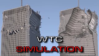 WTC Simulation  World Trade Center Case Study  Blender Demolition Demo 3 [upl. by Imelida]