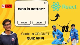 Cricket Quiz App with REACT JS  Learning React Live [upl. by Seagraves223]