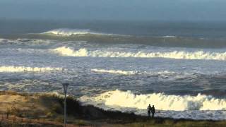 Vagues de 7m8m à Lacanau Océan  Swell Hercules XXL [upl. by Van589]