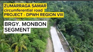 Zumarraga Samar drone video DPWH Zumarraga Circumferential road project 2023 [upl. by Nasia]