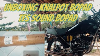 TES SOUND KNALPOT BOPAD  BOBOKAN PADANG ‼️ [upl. by Avin]