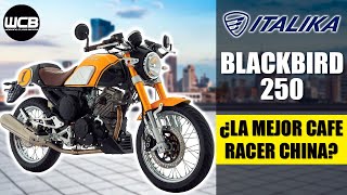 Italika BLACKBIRD 250 🇲🇽 ¿La RETRO CHINA más COMPLETA [upl. by Lilhak]