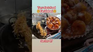 Faridabad sector 87 Tanu fast food food mostfamousfoodofdelhi [upl. by Ardene]