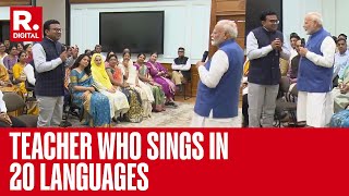 National Awardee Teachers PM Modi Left Stunned After Learning About Teacher’s Unique Talent [upl. by Aarika]