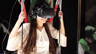 VR PARK TOKYOにて日本初登場の最新VRアトラクション「ジャングルバンジーVRJUNGLE BUNGEE VR」提供開始！ [upl. by Vashtee136]