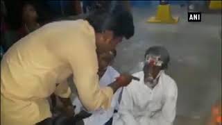 Watch Pastors manhandled by miscreants smeared with holy ash kumkum [upl. by Saidee]