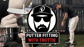 PUTTER FITTING WITH TROTTIE  Trottie Golf Mini Series Episode 1 [upl. by Antonia526]