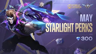 May StarLight Perks  Moskov quotViolet Spearquot  Mobile Legends Bang Bang [upl. by Nahij]