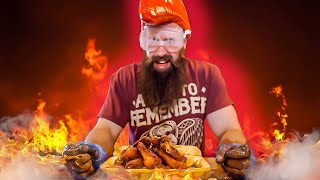 BRITAINS HOTTEST WING CHALLENGE  64 MILLION SCOVILLE HOT WINGS  COB Ep116 [upl. by Hoon]