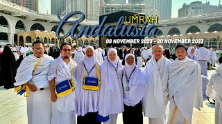 Umrah Andalusia  8  20 November 2023  KL  Madinah  Mekah  Jeddah  Vlog [upl. by Derf785]