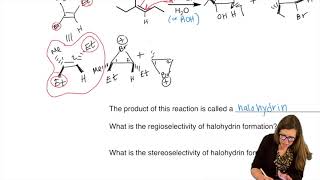 Alkene Reactions  Part IV  Halohydrin formation [upl. by Mahan]