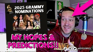 THE GRAMMY NOMINATIONS Reaction amp Predictions [upl. by Oguh74]