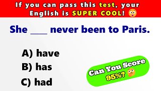 English Grammar Test 🌟 If you pass this test your English is Super Cool 😲 [upl. by Elakram]