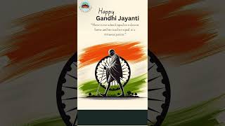 quotHonoring the Legacy of Mahatma Gandhi Celebrating Gandhi Jayantiquot gandhijayanti celebration [upl. by Oreves]