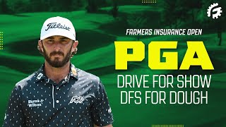 DRAFTKINGS PGA DFS FIRST LOOK THIS WEEK Farmers Insurance Open [upl. by Ledoux355]