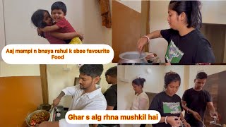 Ghar s dur rhna bahoot mushkil hai🥲 Aaj mampi n bnaya mere kheer 😍vlog dailyvlog [upl. by Avrit210]