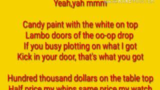 Candy paint lyrics [upl. by Eelame]