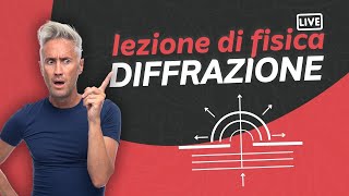 lezione di FISICA live sulla DIFFRAZIONE  teoria  esercizio svolto e commentato [upl. by Lessig359]