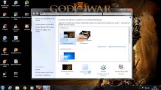 Cambiar apariencia en Windows 7 Starter Personalización [upl. by Anahcar]