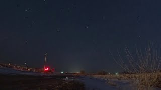 Swarm of meteors caught on camera in Kansas on Feb 19 2023 [upl. by Aniez]