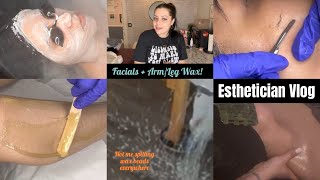 4 hour shift  Solo Esthetician [upl. by Cavan]