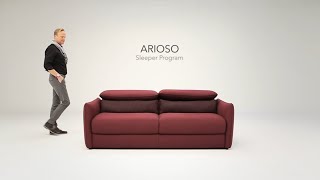 Arioso Natuzzi Italia sofa bed [upl. by Ikik]