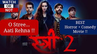 Stree 2 movie review  Horror movie  Shraddha kapoor [upl. by Zacharia]