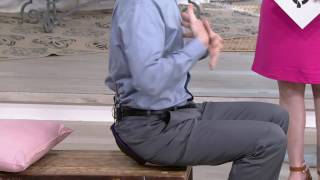 BackJoy Posture Seat Portable Back Support on QVC [upl. by Eenerb]