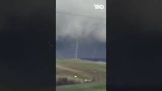 Landspout tornado caught on camera by Tonya Brewer in Oregon weather tornado oregon [upl. by Bultman]