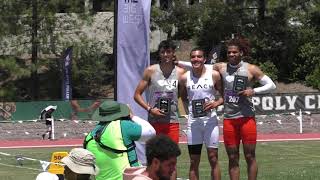 Mens 110 Hurdles Medal Ceremony Big West Track and Field Championships 5112024 [upl. by Blondy]