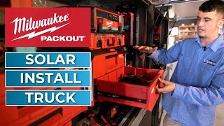 Milwaukee Packout  Solar Truck Fitout [upl. by Meda]