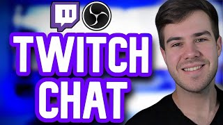 How To Add Twitch Chat to OBS Studio✅2023 Guide [upl. by Llemaj]