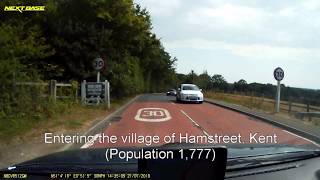 Drive through English Towns and Villages in Kent and East Sussex [upl. by Martinic]