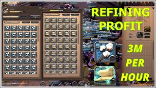 Profit from refining T4 fiber  Brain dead refining  Albion online [upl. by Care]