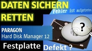 DATEN SICHERN INTERN  EXTERN  DATEN WIEDERHERSTELLEN TUTORIAL 2013 TEIL 1 [upl. by Heinrik172]