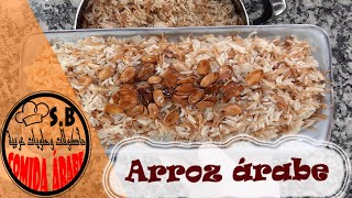 Receta Arroz árabe con fideos y almendras muy fácil [upl. by Nadnarb]