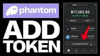 ✅ How to Add Token to Phantom Wallet 2024 Full Guide [upl. by Aieki]