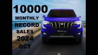 Mahindra XUV 700 10000 MONTHLY RECORD SALES 2024 OCT autobuzzcarr [upl. by Sivrad]