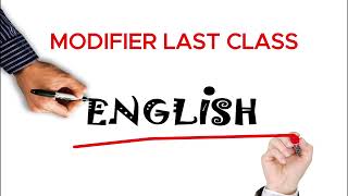 quotModifiers in English A Guide to Effective Writing for Class XIXIIquot [upl. by Otreblide]