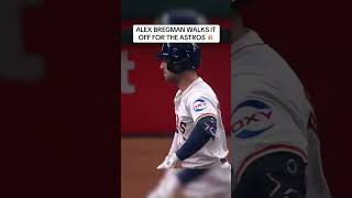 ALEX BREGMAN WALKS IT OFF FOR THE ASTROS 150 AGAINST THE DODGERS 🎯 shorts [upl. by Lynette]