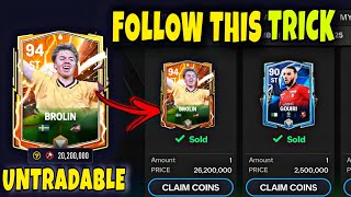 How to Sell UNTRADABLE Players in FC Mobile  FC Mobile Free Coins Trick 🤑 [upl. by Luemas75]