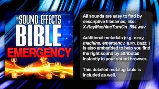 Emergency Sound Effects Collection [upl. by Jobi]