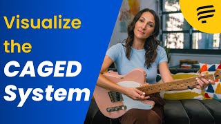 How to Easily Visualize the CAGED System on Guitar [upl. by Hullda]