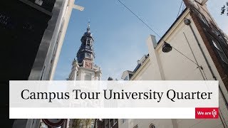 University of Amsterdam  Campus Tour University Quarter [upl. by Ahsienom]