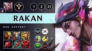 Rakan Support vs Pyke Vision Controller  KR Challenger Patch 1421 [upl. by Rheims741]